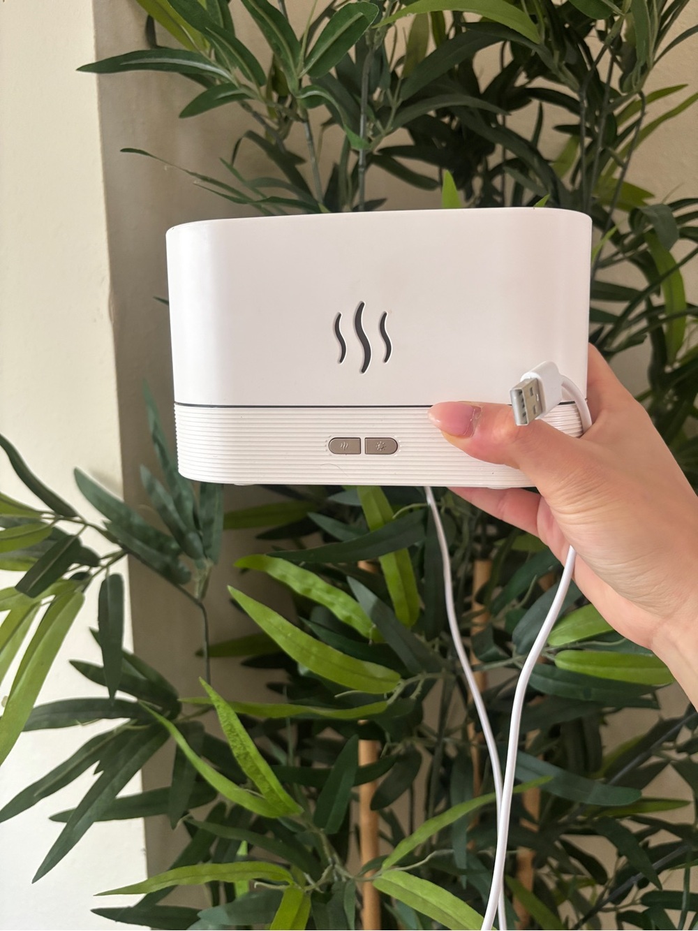 White Portable Audio Device - Compact Wireless Speaker